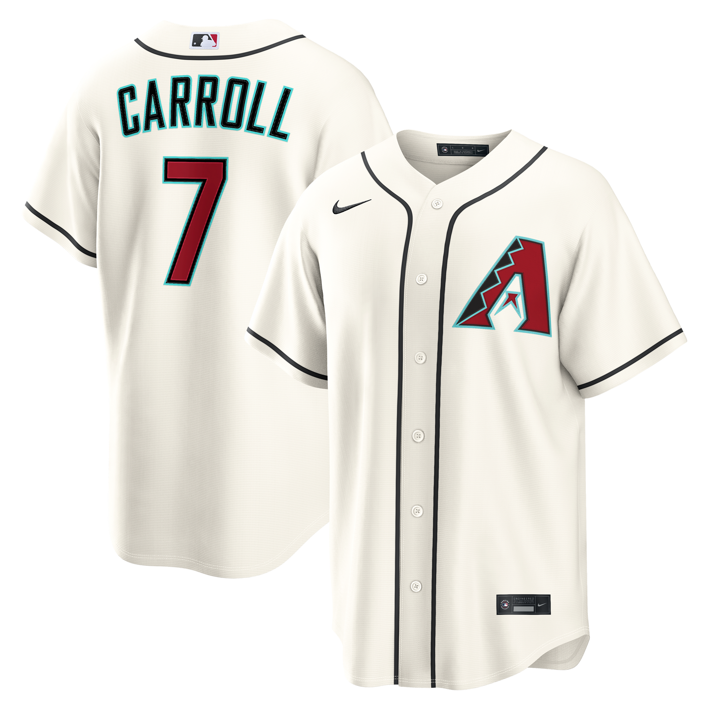 Corbin Carroll Arizona Diamondbacks Home Replica Jersey - Cream | Stitched Baseball Jersey TJS0410