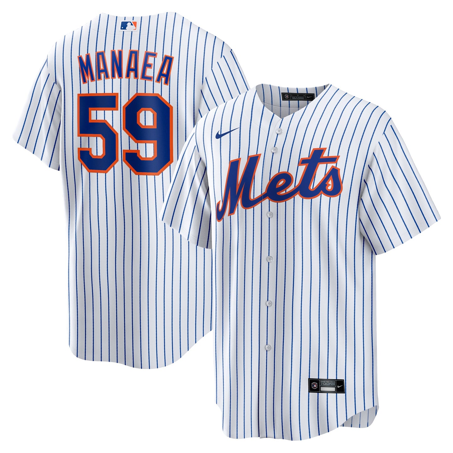 Sean Manaea New York Mets Home Replica Jersey - White | Stitched Baseball Jersey TJS0598