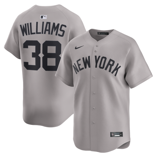 Devin Williams New York Yankees Road Limited Player Jersey - Gray | Stitched Baseball Jersey TJS0548