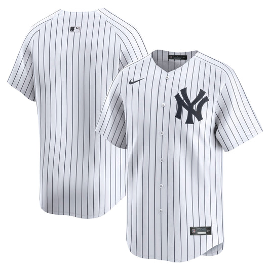 New York Yankees Home Limited Jersey - White | Stitched Baseball Jersey TJS0555