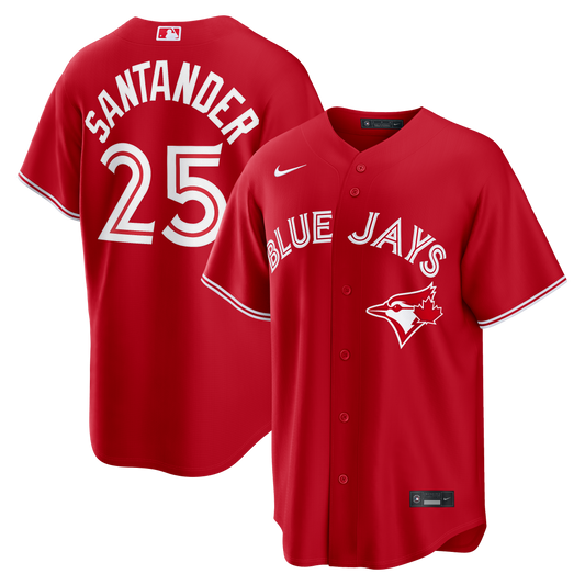 Anthony Santander Toronto Blue Jays Canada Day Replica Jersey - Red | Stitched Baseball Jersey TJS0537