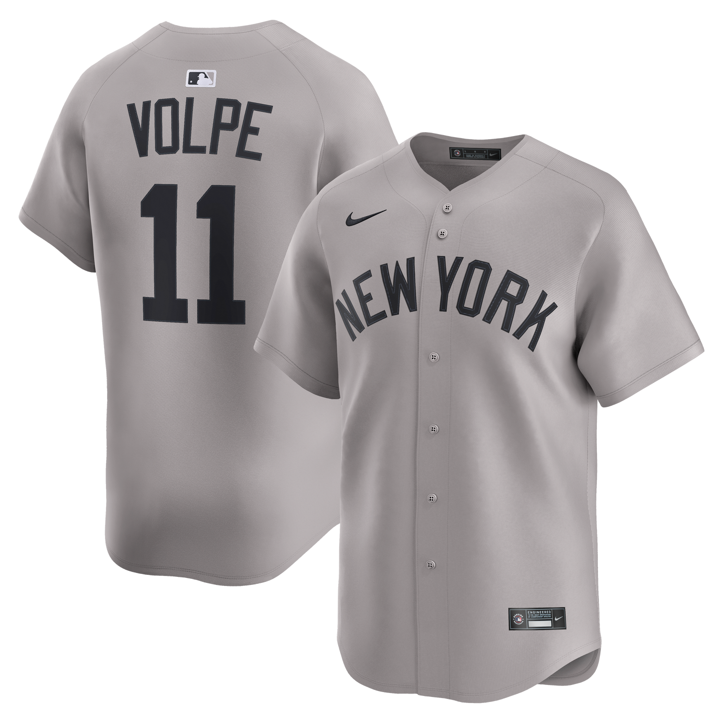 Anthony Volpe New York Yankees Road Limited Player Jersey - Gray | Stitched Baseball Jersey TJS0592
