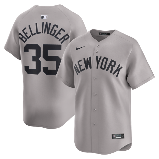 Cody Bellinger New York Yankees Road Limited Player Jersey - Gray | Stitched Baseball Jersey TJS0525