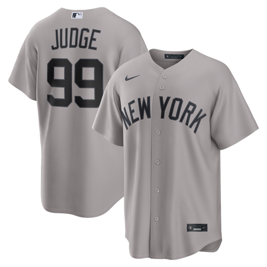 Aaron Judge New York Yankees Road Replica Jersey - Gray | Stitched Baseball Jersey TJS0556