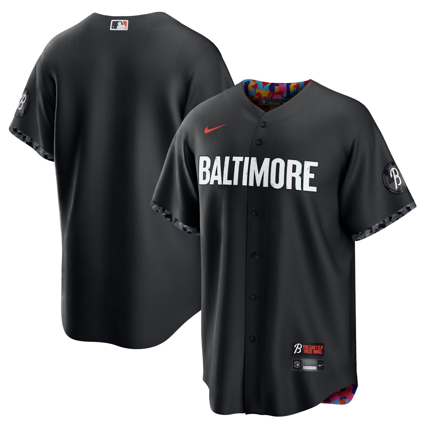 Baltimore Orioles City Connect Replica Jersey - Black | Stitched Baseball Jersey TJS0526