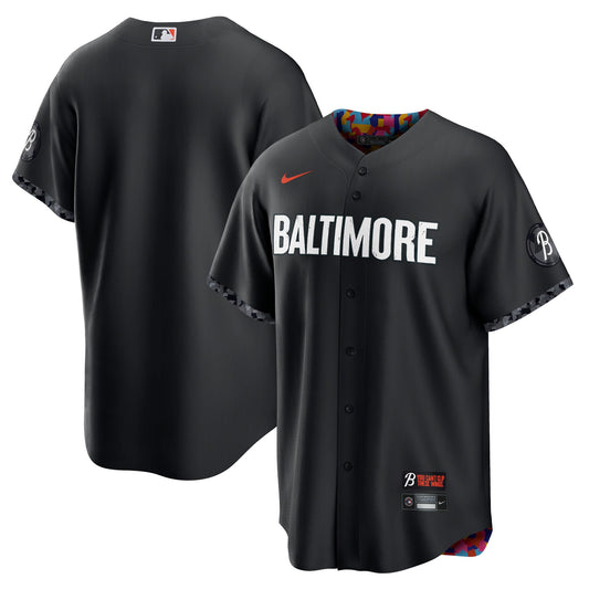 Baltimore Orioles City Connect Replica Jersey - Black | Stitched Baseball Jersey TJS0526