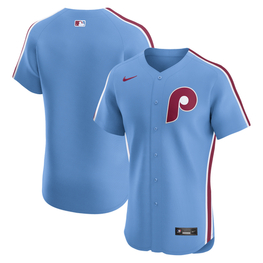 Philadelphia Phillies Alternate Elite Jersey - Light Blue | Stitched Baseball Jersey TJS0946
