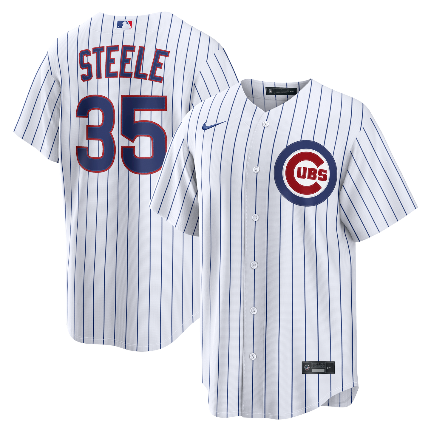 Justin Steele Chicago Cubs Home Replica Jersey - White | Stitched Baseball Jersey TJS0792