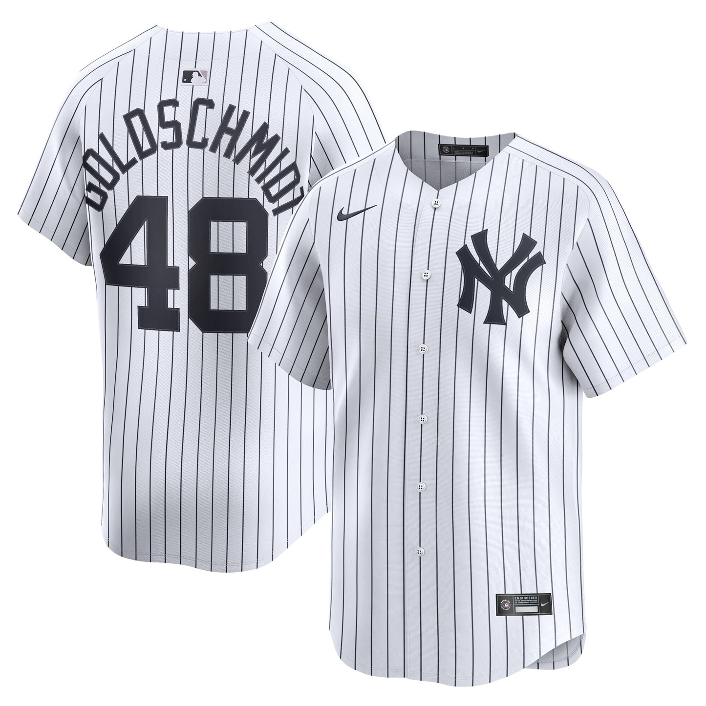 Paul Goldschmidt New York Yankees Home Limited Player Jersey - White | Stitched Baseball Jersey TJS0635