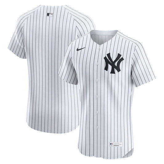 New York Yankees Home Elite Jersey - White | Stitched Baseball Jersey TJS0845