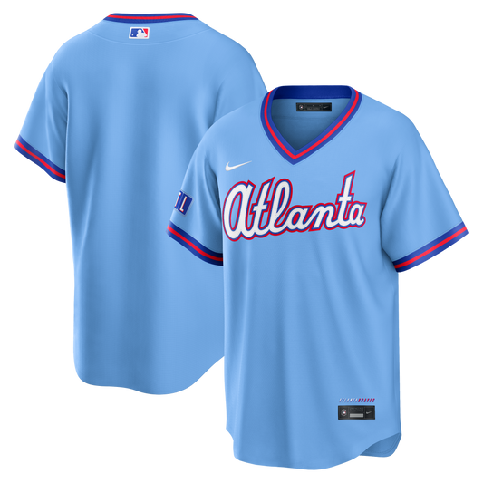 Atlanta Braves 2026 City Connect Stadium Jersey - Powder Blue | Stitched Baseball Jersey TJS0897