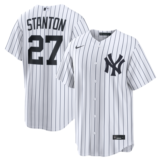 Giancarlo Stanton New York Yankees Home Replica Jersey - White | Stitched Baseball Jersey TJS0990