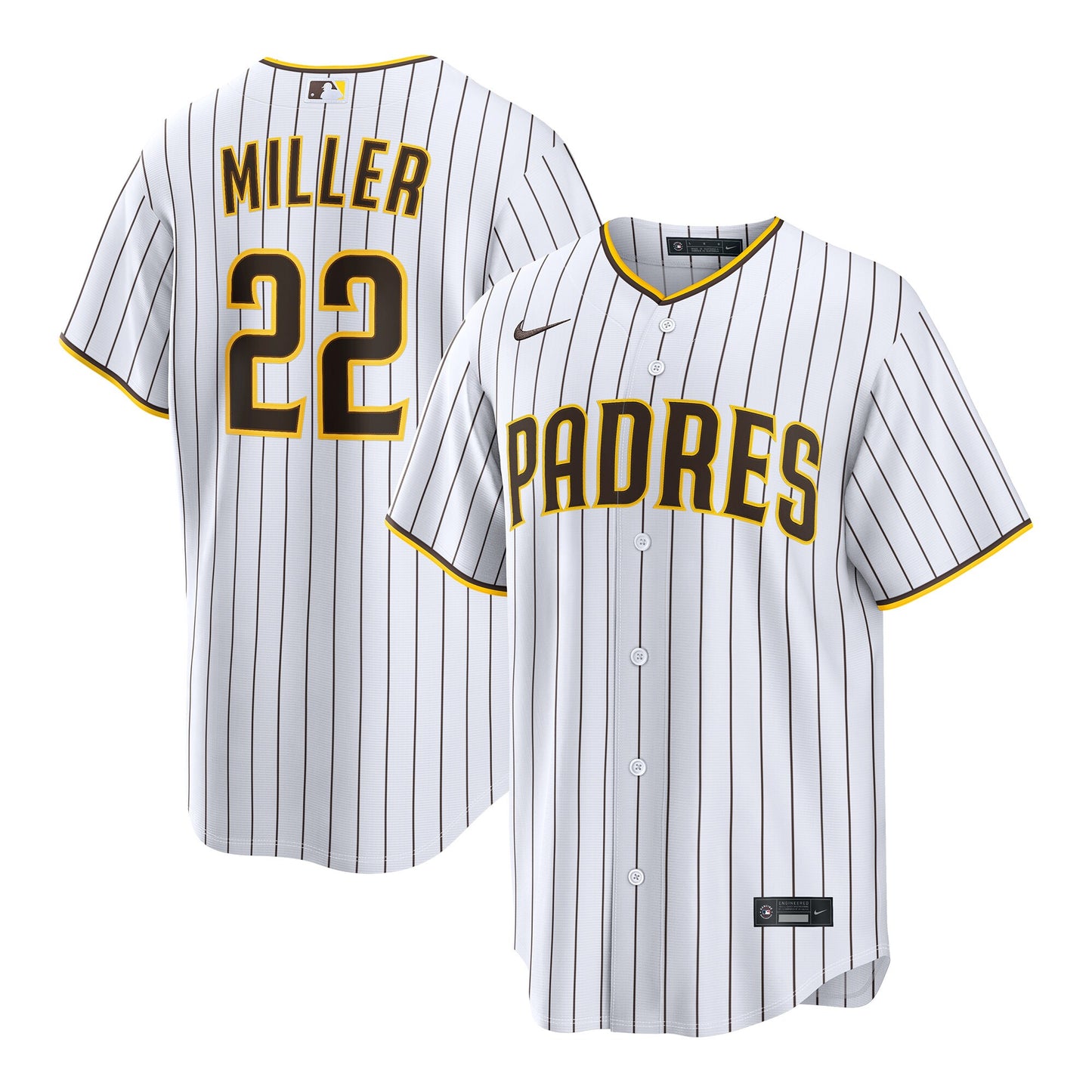 Mason Miller San Diego Padres Home Replica Jersey - White | Stitched Baseball Jersey TJS0917