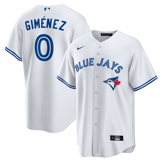 Andres Gimenez Toronto Blue Jays Home Replica Jersey - White | Stitched Baseball Jersey TJS0833