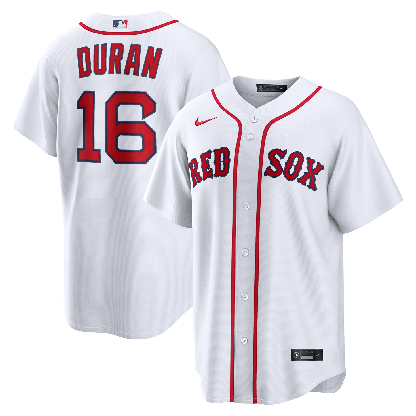 Jarren Duran Boston Red Sox Home Replica Jersey - White | Stitched Baseball Jersey TJS0911