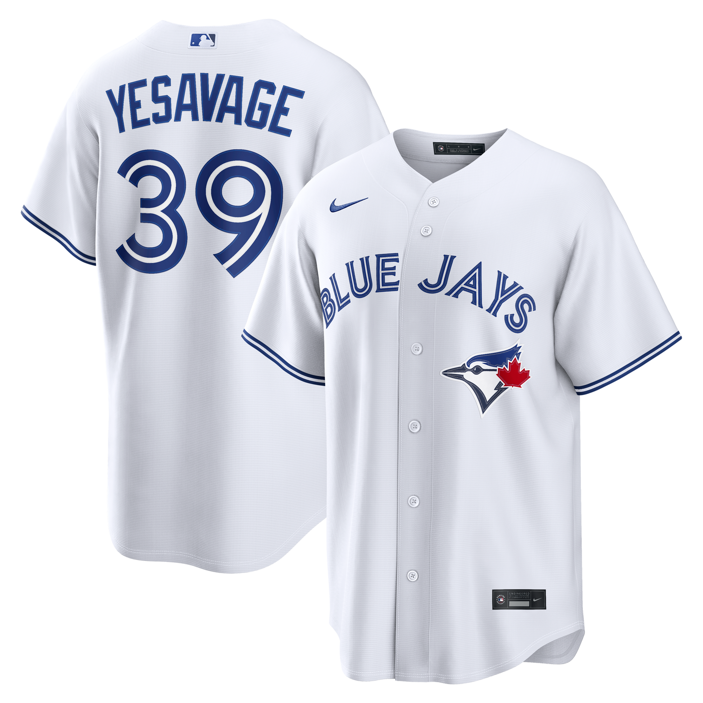 Trey Yesavage Toronto Blue Jays Home Replica Jersey - White | Stitched Baseball Jersey TJS0764