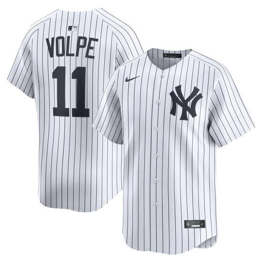 Anthony Volpe New York Yankees Home Limited Player Jersey - White | Stitched Baseball Jersey TJS0814