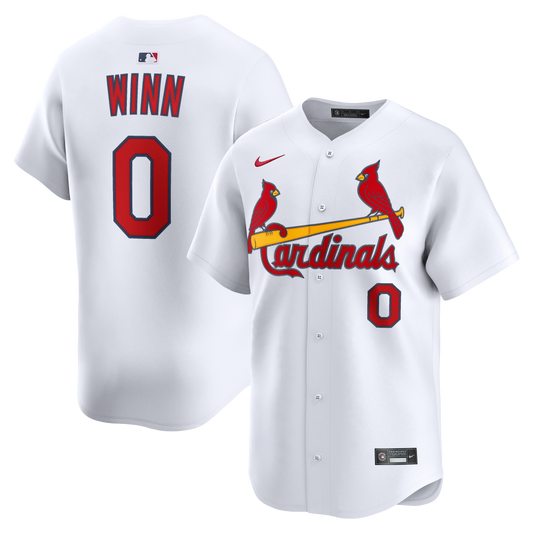 Masyn Winn St. Louis Cardinals Home Limited Jersey - White | Stitched Baseball Jersey TJS0850