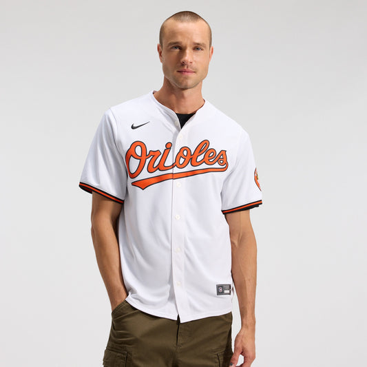 Baltimore Orioles Home Limited Jersey - White | Stitched Baseball Jersey TJS0807