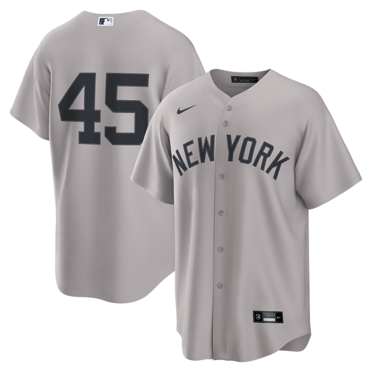 Gerrit Cole New York Yankees Road Replica Jersey - Gray | Stitched Baseball Jersey TJS0919