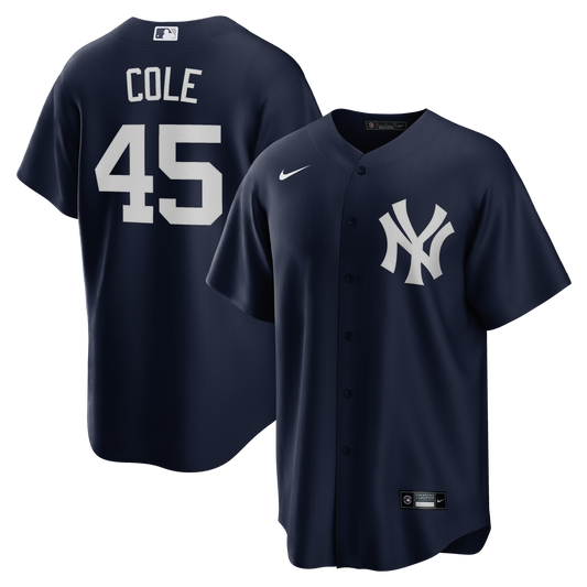 Gerrit Cole New York Yankees Alternate Replica Player Name Jersey - Navy | Stitched Baseball Jersey TJS1056