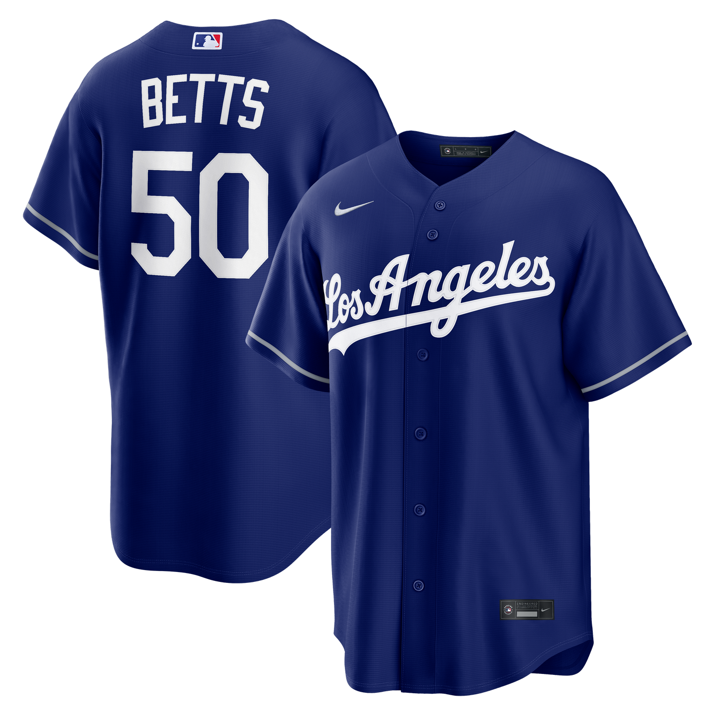 Mookie Betts Los Angeles Dodgers Alternate Replica Jersey - Royal | Stitched Baseball Jersey TJS1035