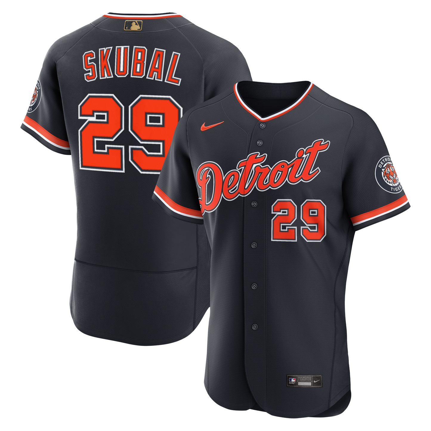 Tarik Skubal Detroit Tigers Alternate Awards Jersey - Navy | Stitched Baseball Jersey TJS1010