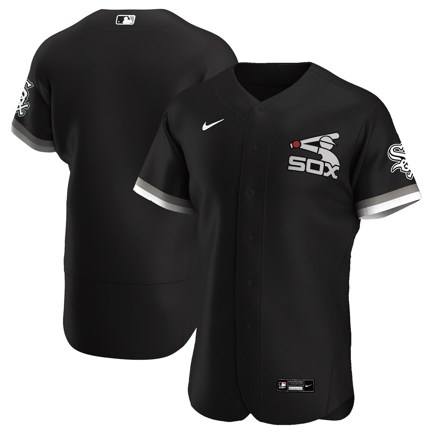 Chicago White Sox Alternate Team Jersey - Black | Stitched Baseball Jersey TJS1067