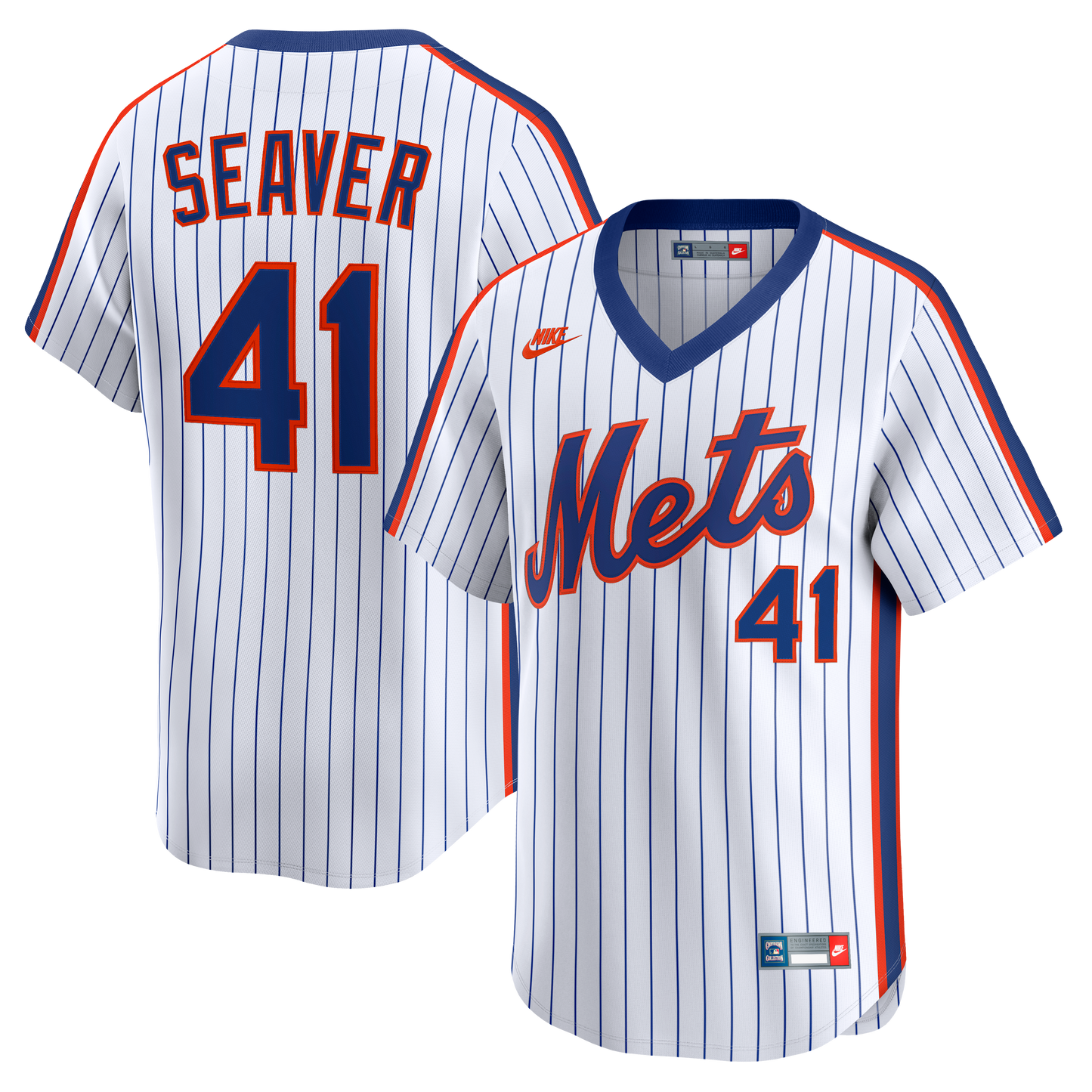 Tom Seaver New York Mets Cooperstown Collection Limited Jersey - White | Stitched Baseball Jersey TJS1124
