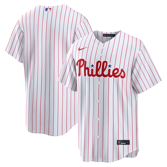 Philadelphia Phillies Home Replica Jersey - White | Stitched Baseball Jersey TJS1269