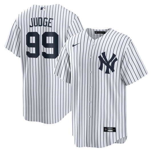 Aaron Judge New York Yankees Home Replica Player Name Jersey - White | Stitched Baseball Jersey TJS1156