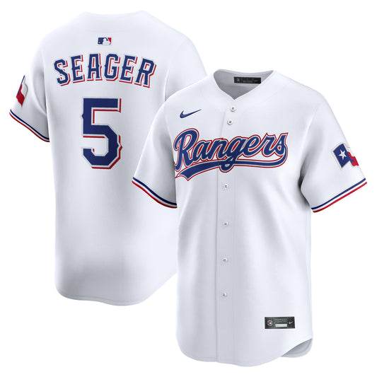 Corey Seager Texas Rangers Home Limited Player Jersey - White | Stitched Baseball Jersey TJS1184