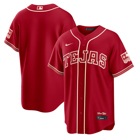 Texas Rangers 2026 City Connect Stadium Jersey - Red | Stitched Baseball Jersey TJS1170
