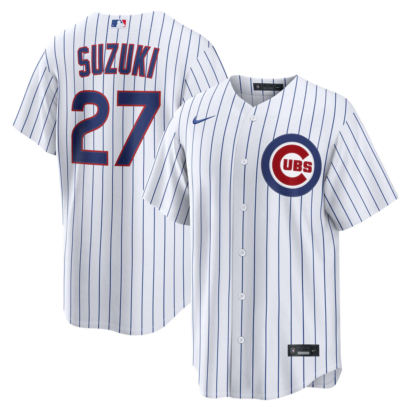 Seiya Suzuki Chicago Cubs Home Replica Jersey - White | Stitched Baseball Jersey TJS1404
