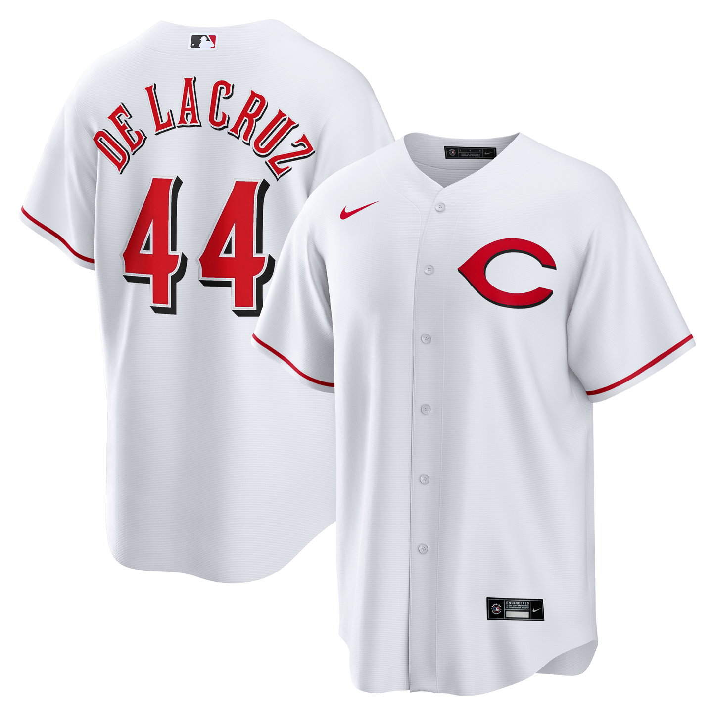 Elly De La Cruz Cincinnati Reds Alternate 2 Replica Jersey - White | Stitched Baseball Jersey TJS1470