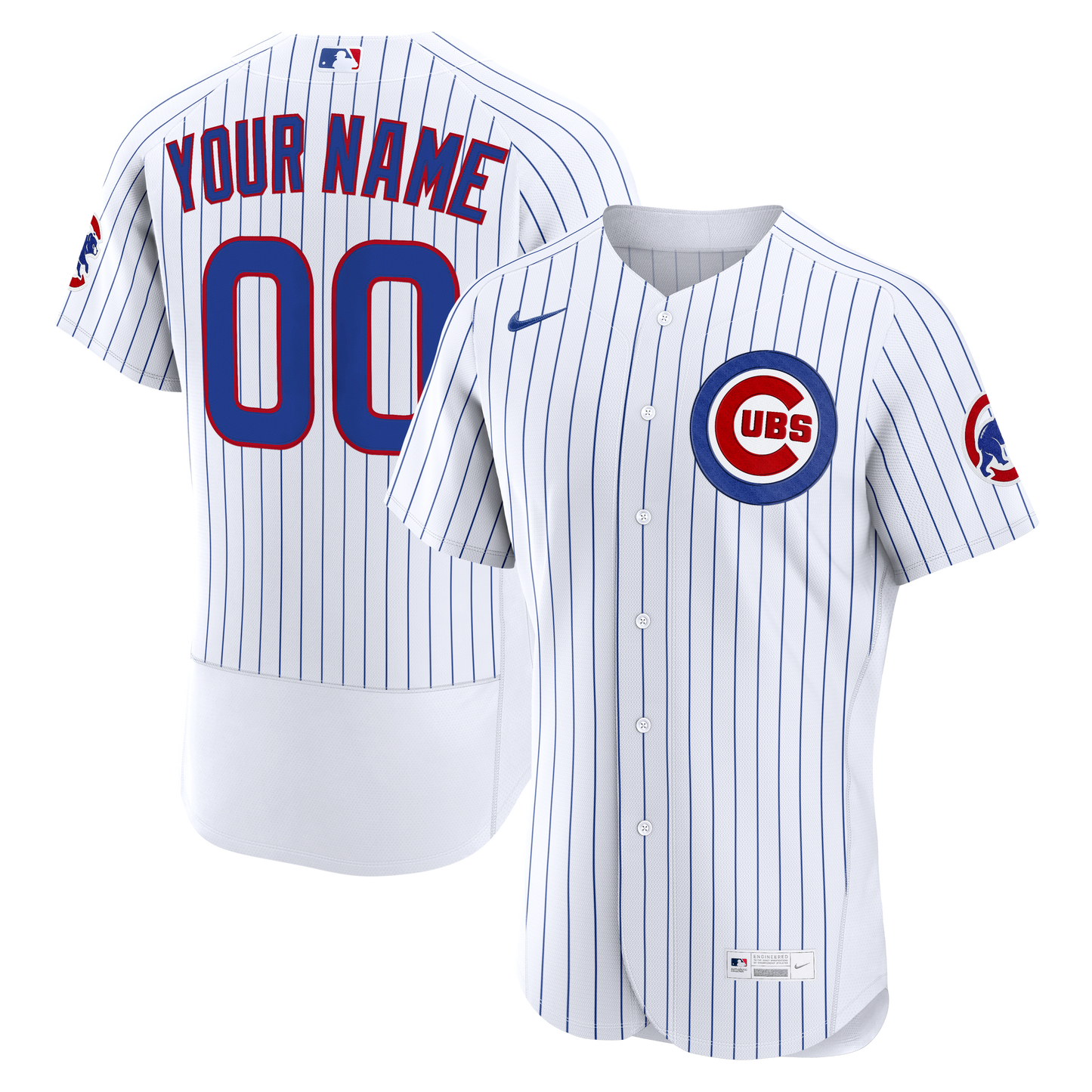 Chicago Cubs Home Custom Jersey - White | Stitched Baseball Jersey TJS1562