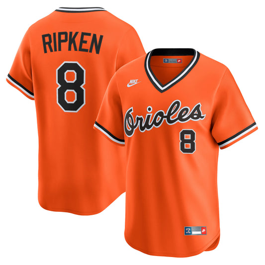 Cal Ripken Sr. Baltimore Orioles Throwback Cooperstown Collection Limited Jersey - Orange | Stitched Baseball Jersey TJS1507