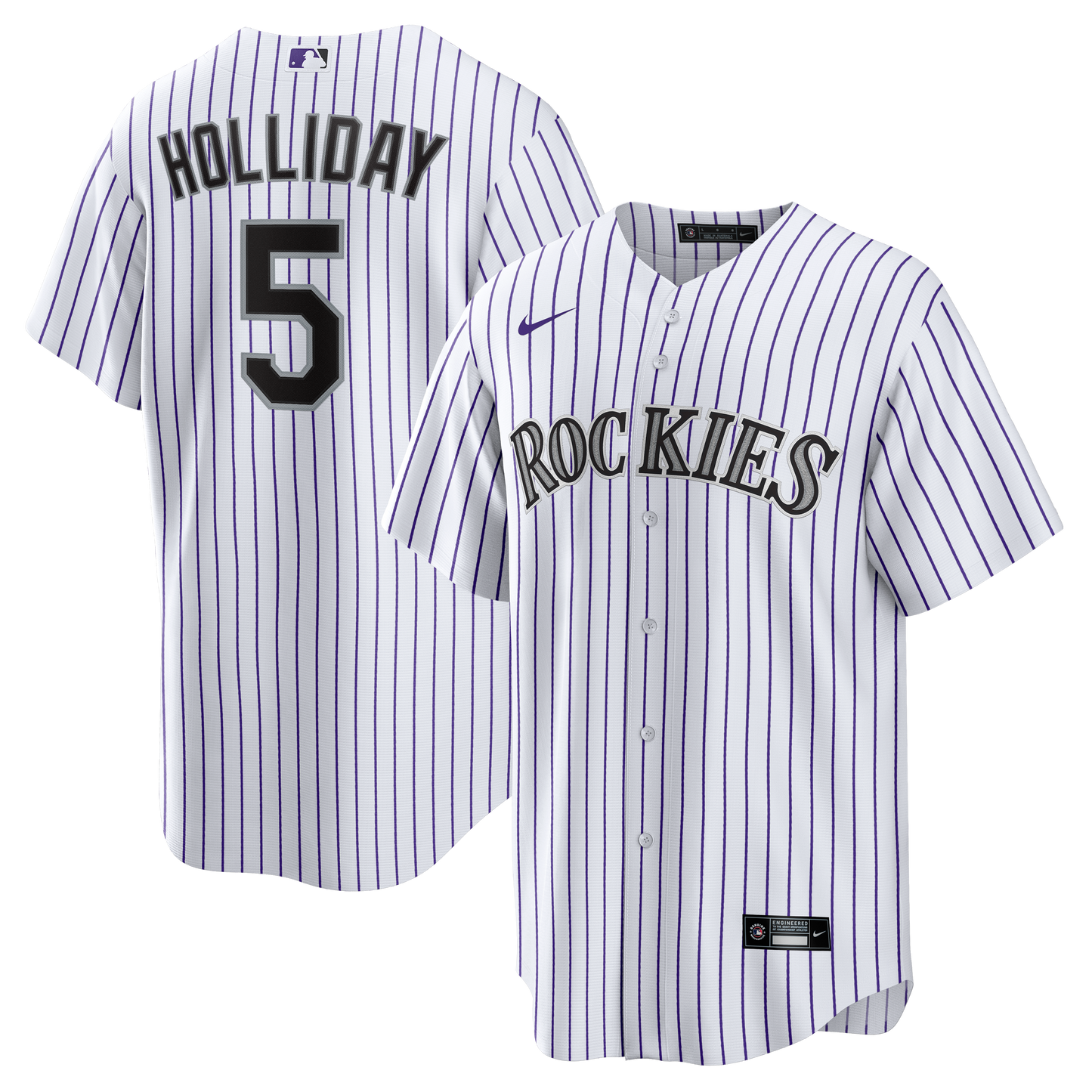 Matt Holliday Colorado Rockies Home Retired Player Replica Jersey - White | Stitched Baseball Jersey TJS1330