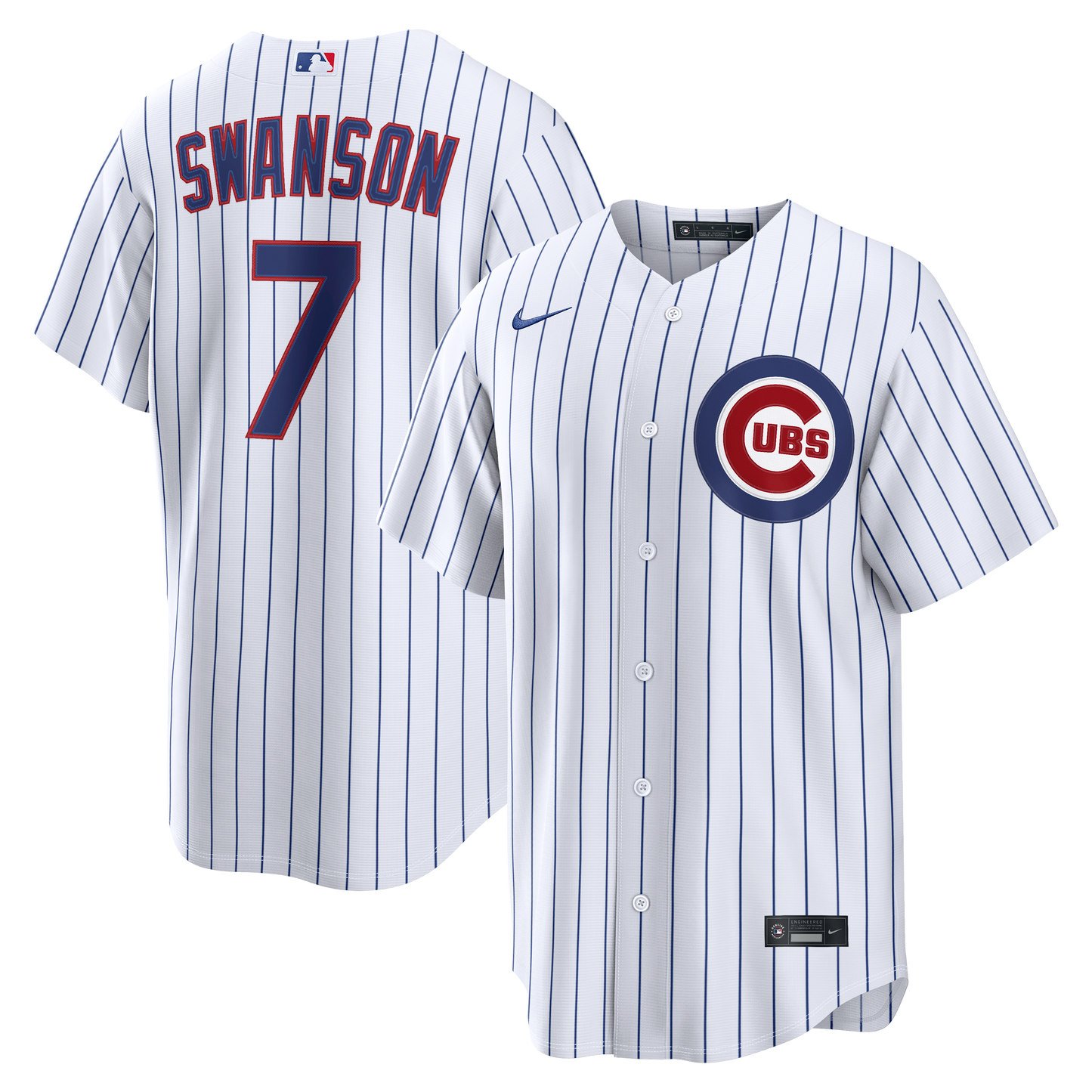 Dansby Swanson Chicago Cubs Home Replica Jersey - White | Stitched Baseball Jersey TJS1399