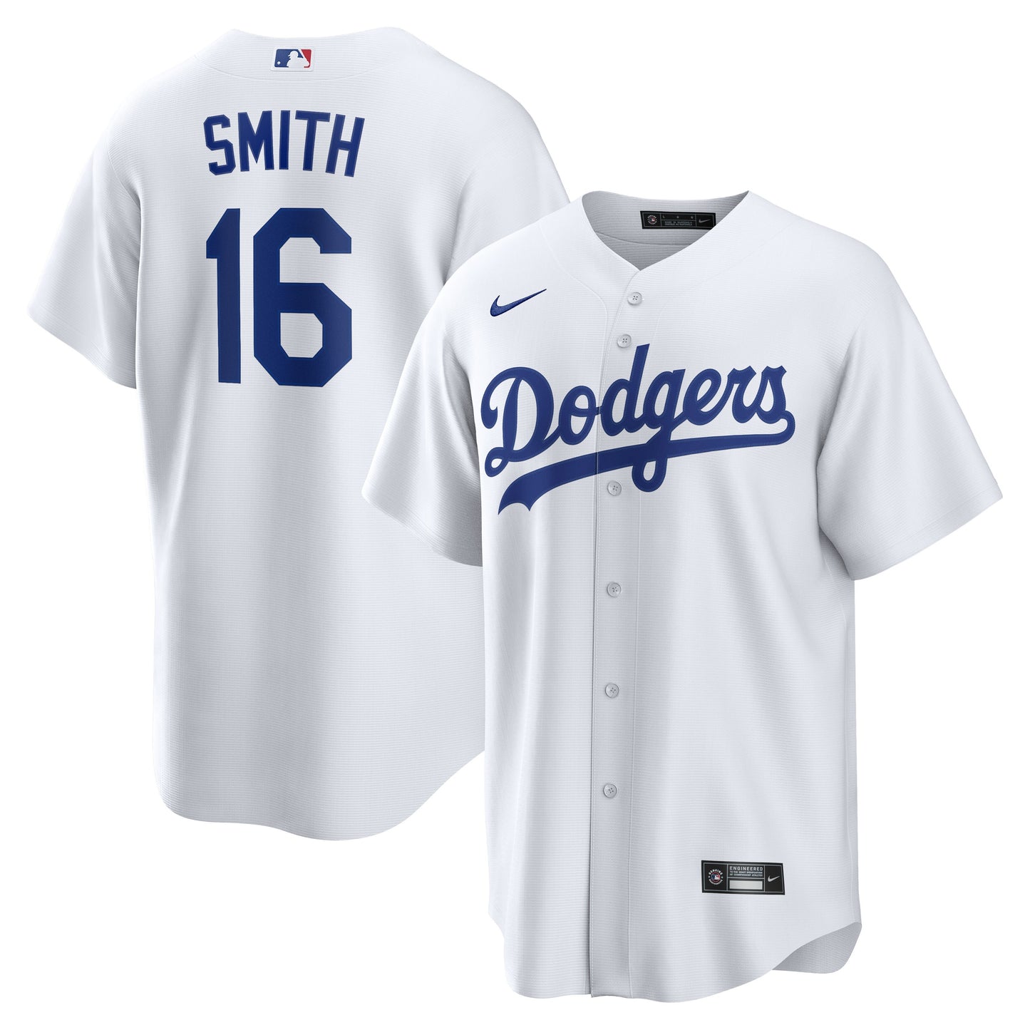Will Smith Los Angeles Dodgers Home Replica Jersey - White | Stitched Baseball Jersey TJS1477