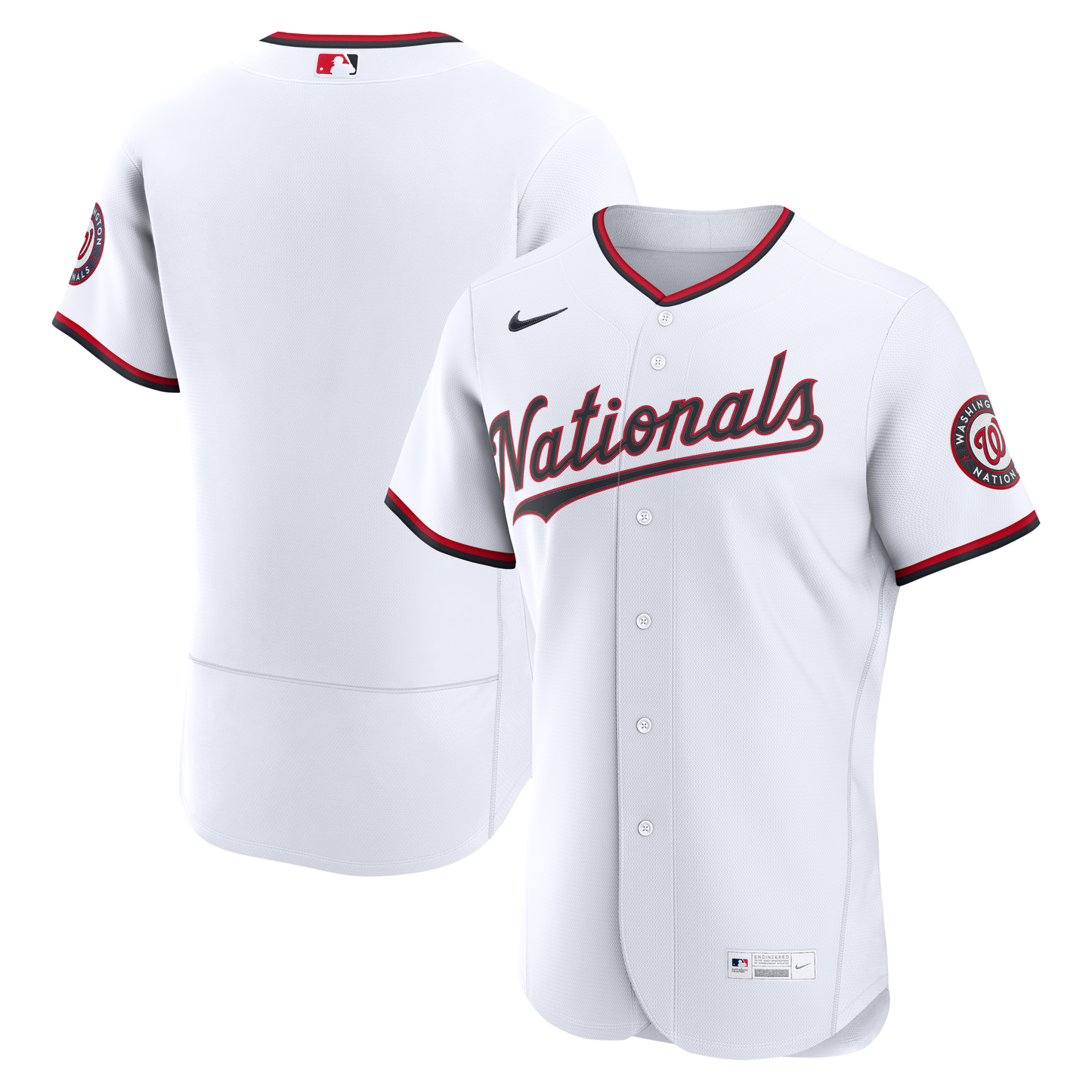 Washington Nationals Home Jersey - White | Stitched Baseball Jersey TJS1564
