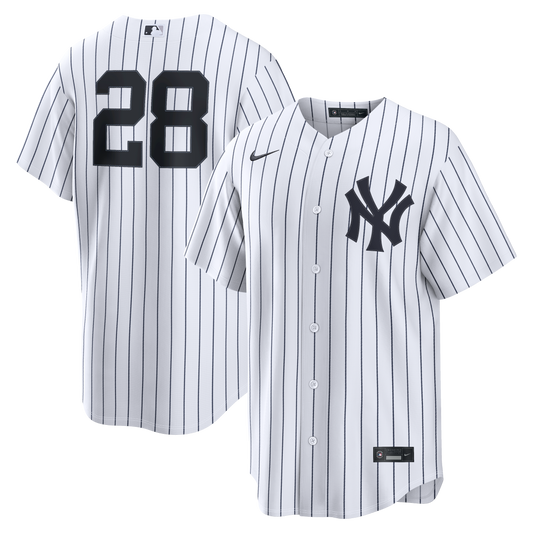 Austin Wells New York Yankees Home Replica Jersey - White | Stitched Baseball Jersey TJS1361