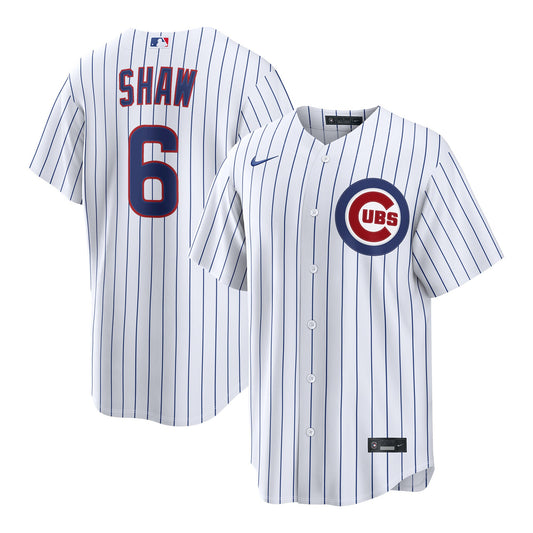 Matt Shaw Chicago Cubs Home Replica Jersey - White | Stitched Baseball Jersey TJS1403