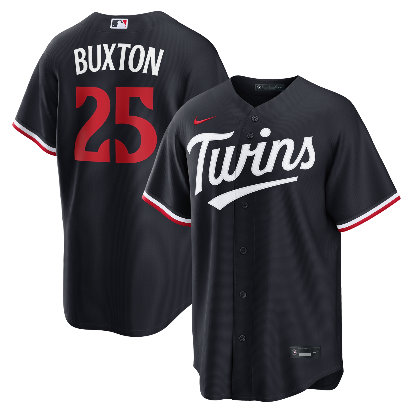 Byron Buxton Minnesota Twins Alternate Replica Jersey - Navy | Stitched Baseball Jersey TJS1613