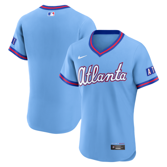 Atlanta Braves 2026 City Connect Jersey - Powder Blue | Stitched Baseball Jersey TJS1664