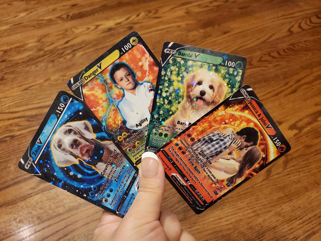 Custom Pokemon Card, Print Your Own Card, Holographic Custom Cards, Proxy Card Print, MTG Print Cards, Print Trading Cards, Print Pokemon