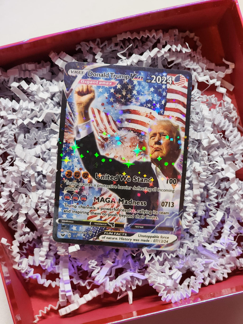 Donald Trump Pokemon Card, Trump Pokemon card, Meme Gift, Gag Gift, Trump Attempt