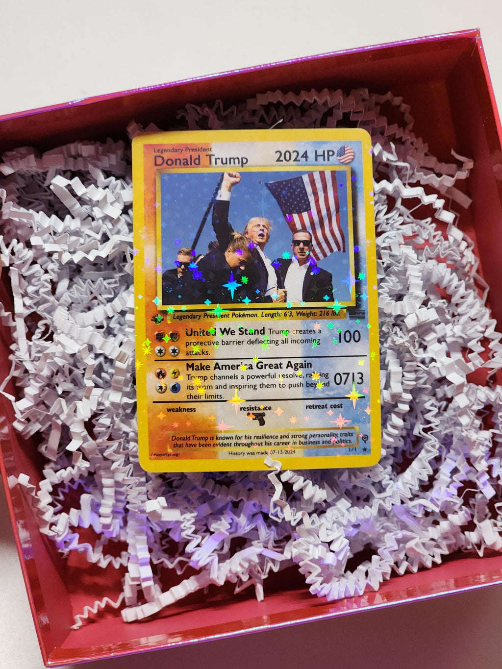 Donald Trump Pokemon Card, Trump Pokemon card, Meme Gift, Gag Gift, Trump Attempt