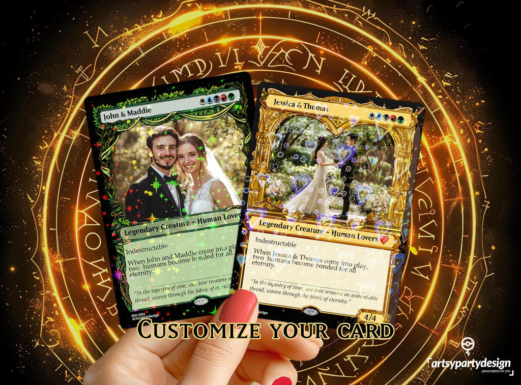 Custom Magic Card, Mtg Card, Custom TCG Card, Mtg Pet Cards, Mtg Anniversary Card, Magic custom cards, Proxy TCG