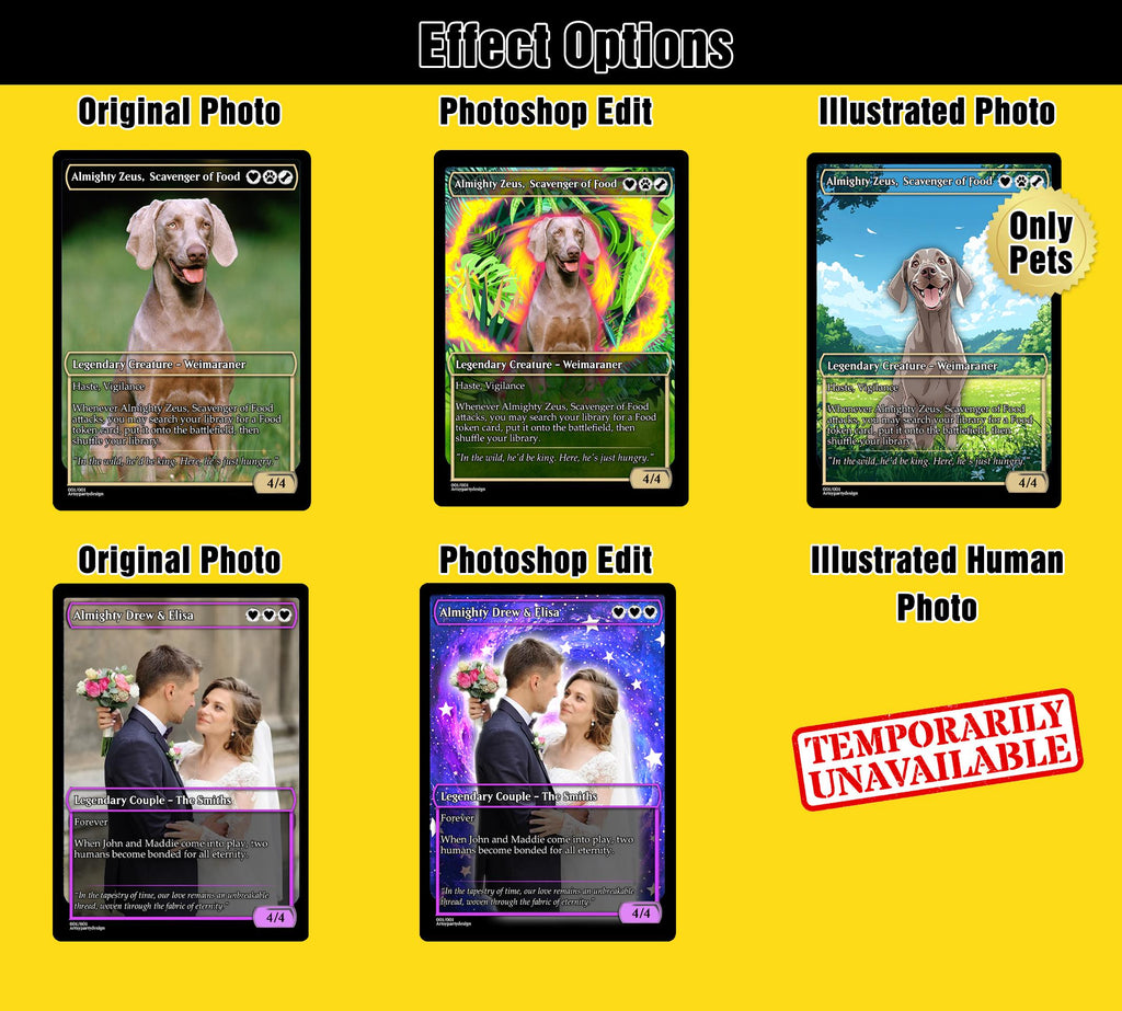Custom Magic Card, Mtg Card, Custom TCG Card, Mtg Pet Cards, Mtg Anniversary Card, Magic custom cards, Proxy TCG